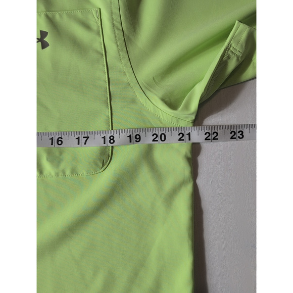Under Armour Mens Medium Shirt Lime Green Lightweight Drift Tide Outdoor - Picture 10 of 14